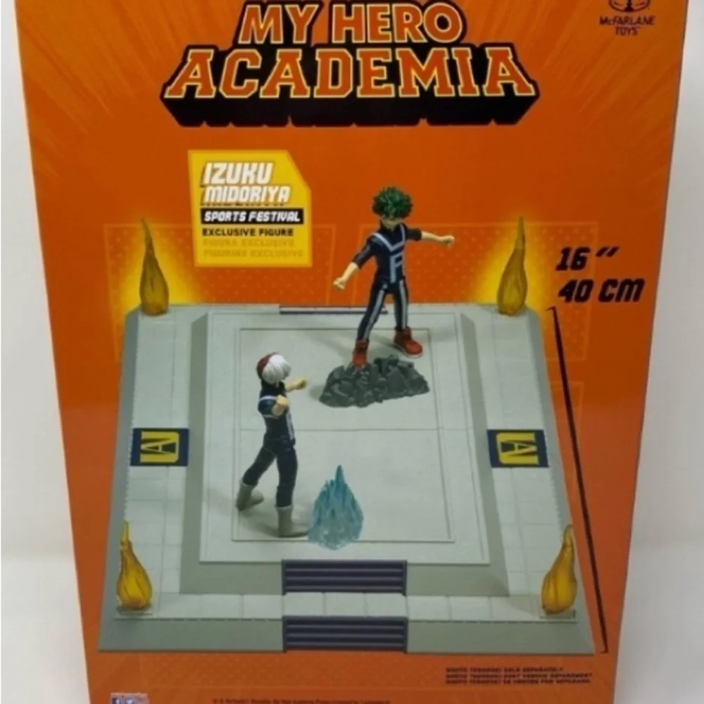 My Hero Academia - Sports Festival Arena + Midoriya Figure NEW McFarlane